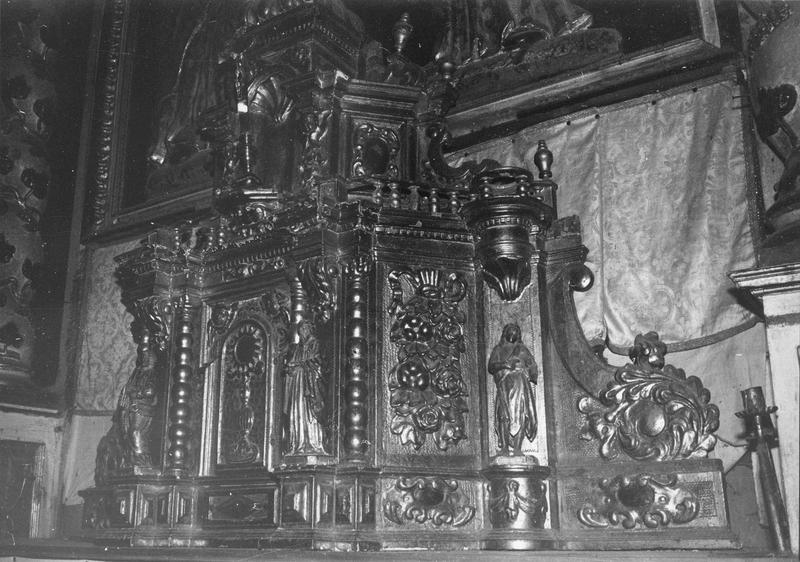 retable, tabernacle, bas-relief, détail