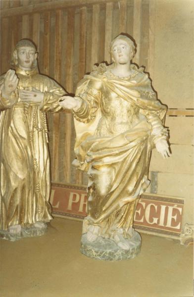 statue : sainte Catherine - © Ministère de la Culture (France), Médiathèque du patrimoine et de la photographie (objets mobiliers), tous droits réservés