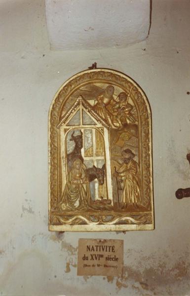 Bas-relief : la Nativité