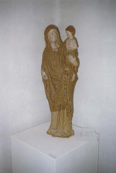 statue : Vierge à l'Enfant, vue de face
