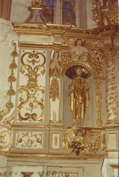 retable, tabernacle, lambris de revêtement du maître-autel, détail - © Ministère de la Culture (France), Médiathèque du patrimoine et de la photographie (objets mobiliers), tous droits réservés