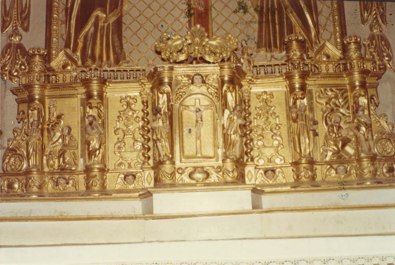 retable, tabernacle, lambris de revêtement du maître-autel, détail - © Ministère de la Culture (France), Médiathèque du patrimoine et de la photographie (objets mobiliers), tous droits réservés
