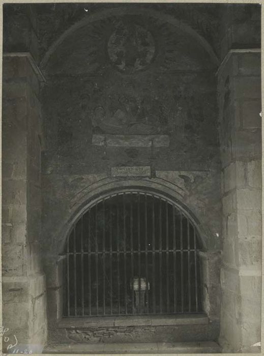 peinture monumentale : la Mort de la Vierge, l'Assomption, saint, pélerin