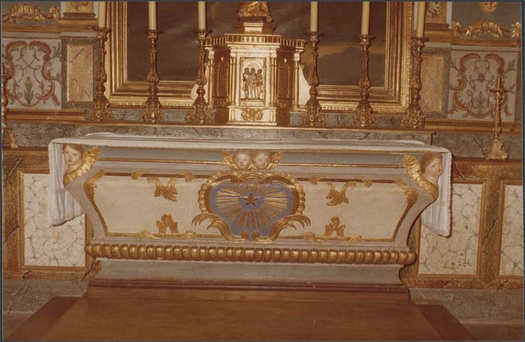 retable de la chapelle de la Vierge, tabernacle et tableau : Assomption