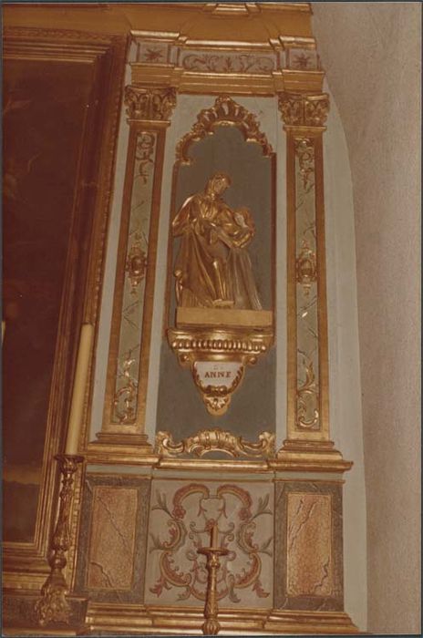 retable de la chapelle de la Vierge, tabernacle et tableau : Assomption