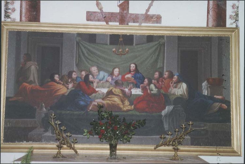 tableau et son cadre : Cène
