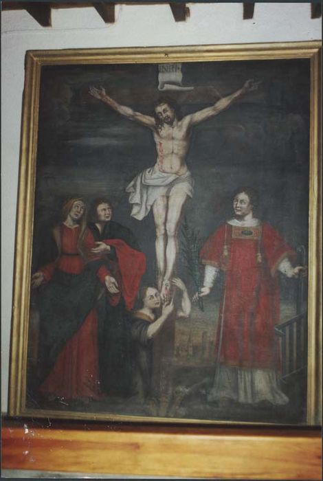 tableau et son cadre : Crucifixion