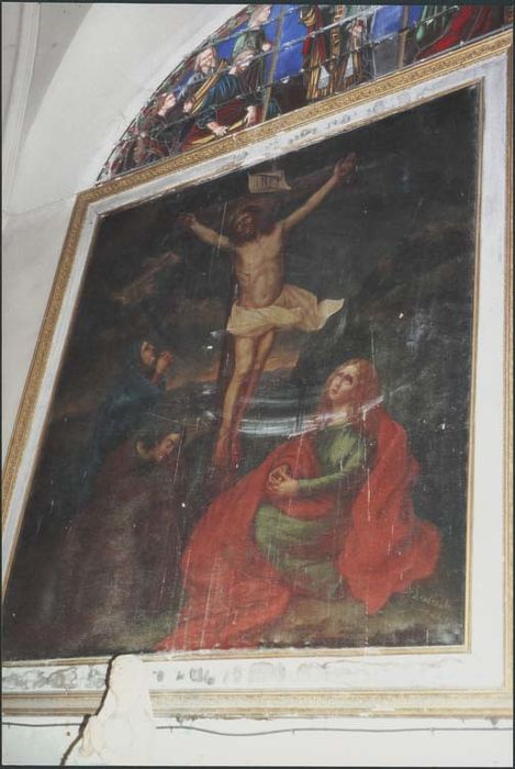 tableau et son cadre : Crucifixion