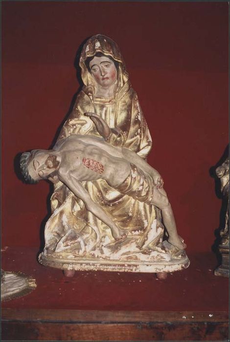 groupe sculpté : Vierge de Pitié