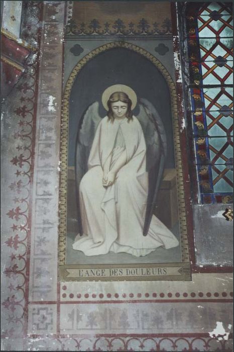 quatre tableaux : Ange des Douleurs, Ange de la Consolation, La France pénitente et Sainte Marguerite et le Sacré-Coeur