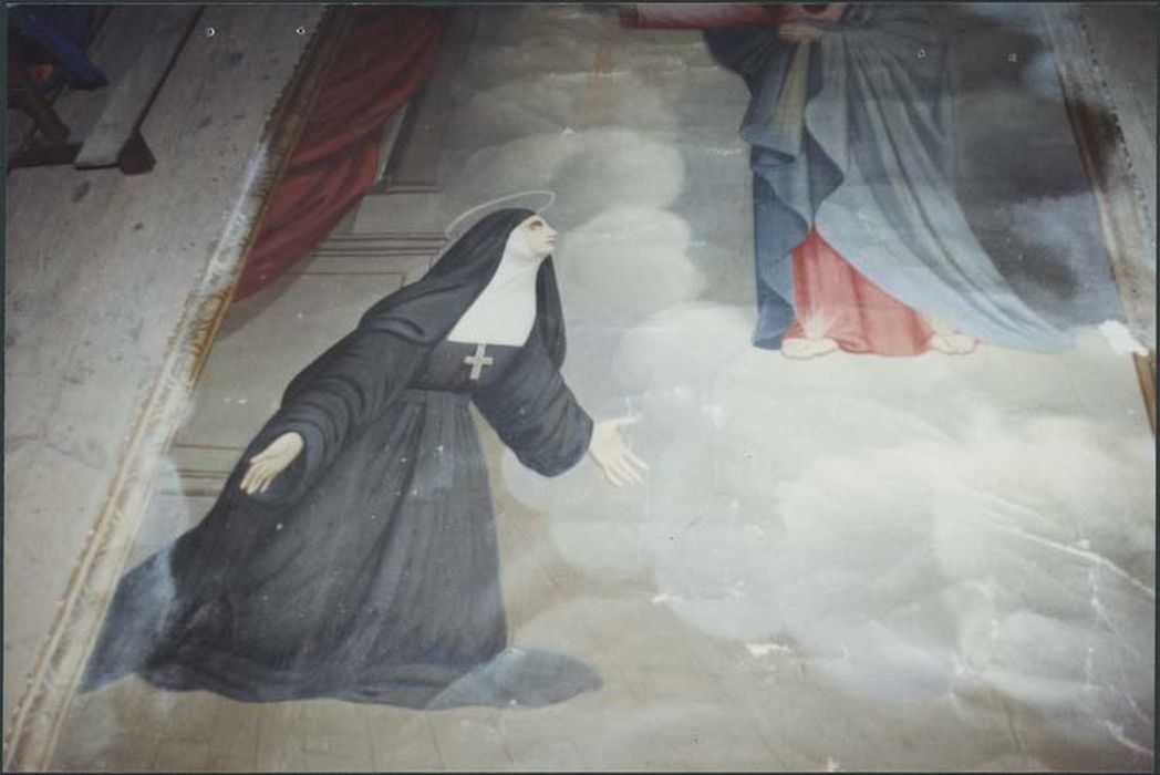 quatre tableaux : Ange des Douleurs, Ange de la Consolation, La France pénitente et Sainte Marguerite et le Sacré-Coeur