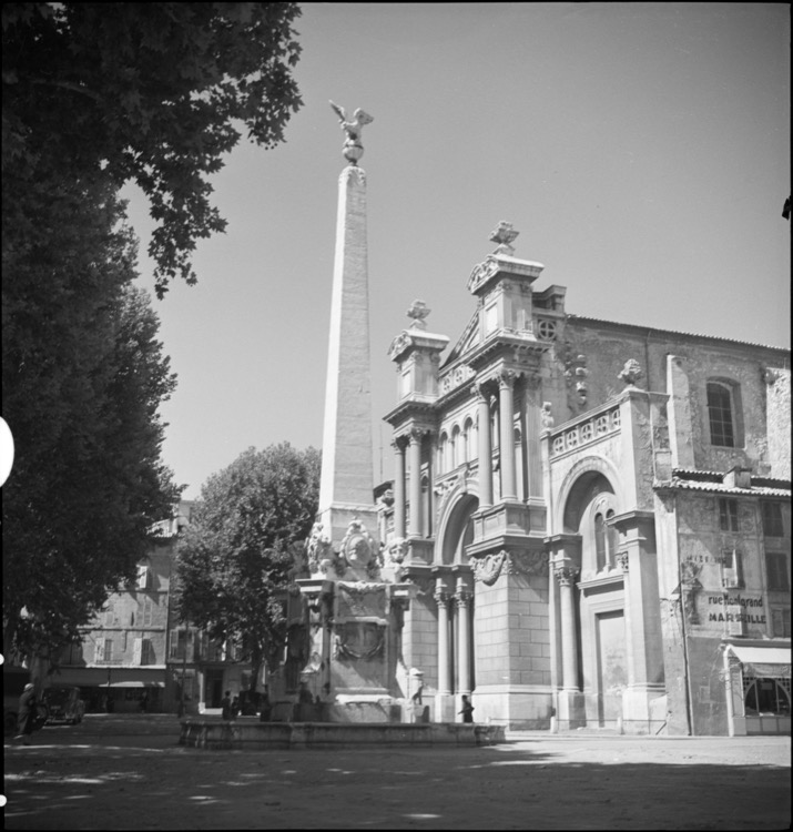 Vue d’ensemble des deux monuments