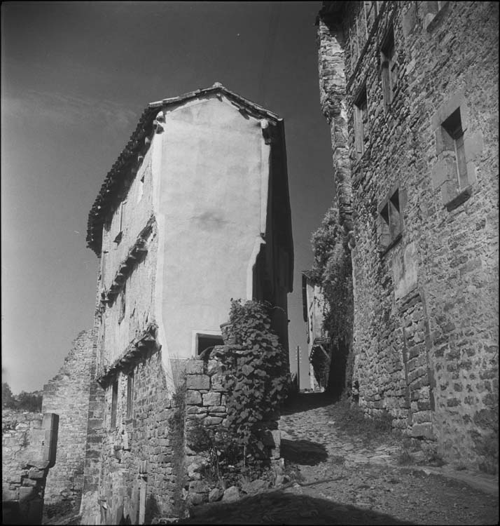 Vue du village et du château