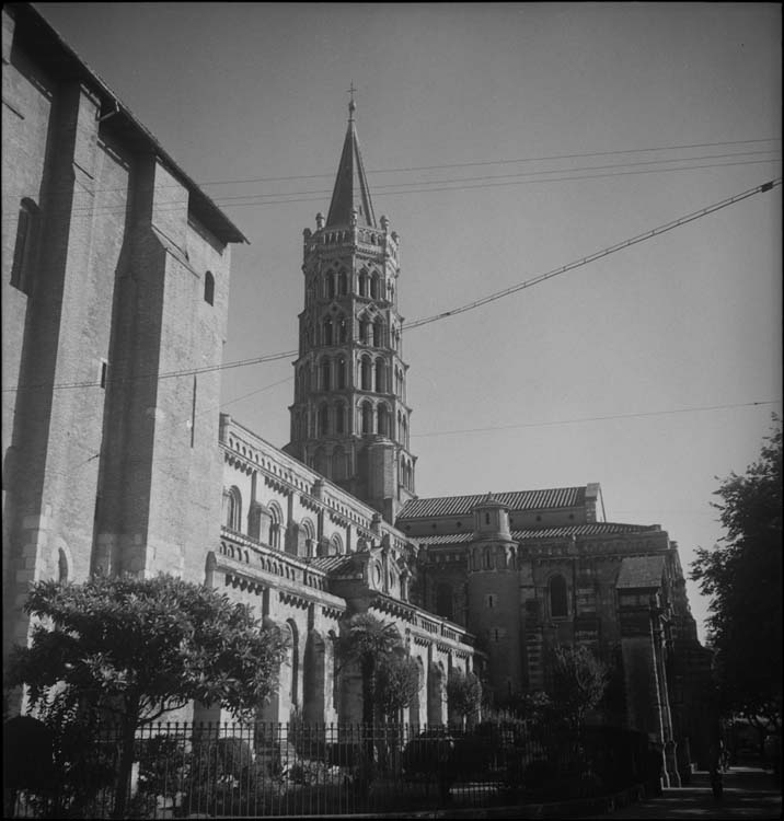 Façade sud, vue perspective