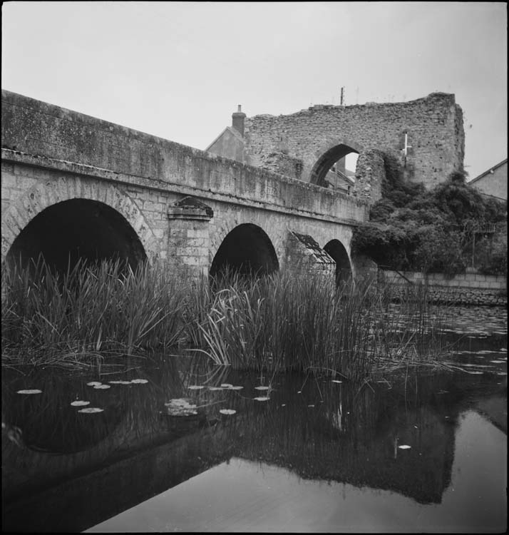 Porte Saint-Roch et pont surplombant le Loir