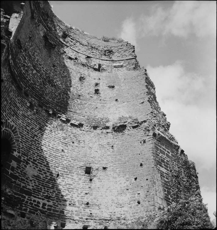 Restes du donjon, vue intérieure