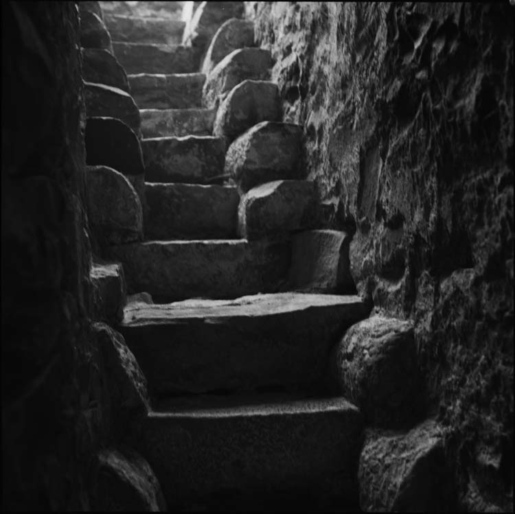 Escalier d’accès aux courtines