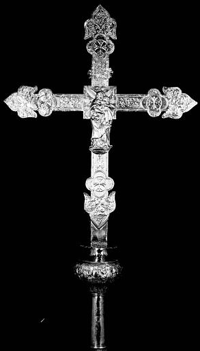 Croix processionnelle en argent (revers)