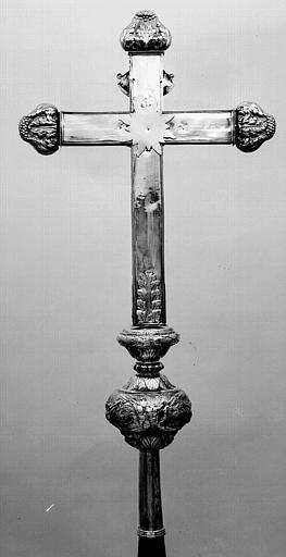 Croix processionnelle en argent (revers)