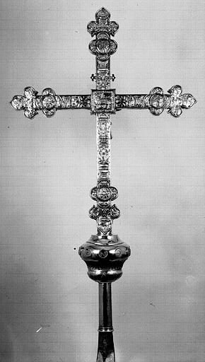 Croix processionnelle en argent (revers)