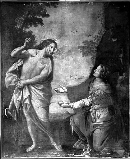 Noli me tangere, peinture sur toile