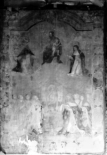 Institution du Rosaire, peinture sur toile