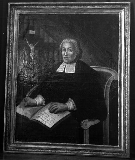 Portrait de saint Jean-Baptiste de la Salle, peinture sur toile