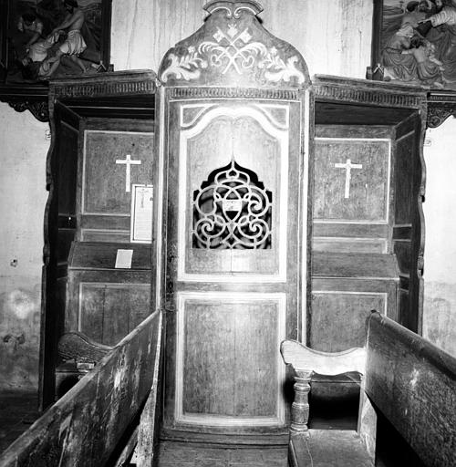 Confessional en bois sculpté - © Ministère de la Culture (France), Médiathèque du patrimoine et de la photographie, diffusion RMN-GP