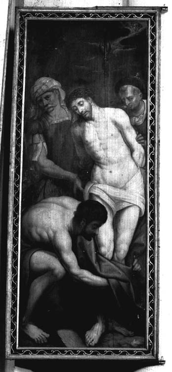 Évanouissement du Christ, panneau peint provenant d'un triptyque - © Ministère de la Culture (France), Médiathèque du patrimoine et de la photographie, diffusion RMN-GP