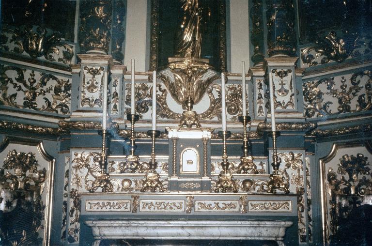 retable de Notre-Dame-du-Mont-Carmel, statues