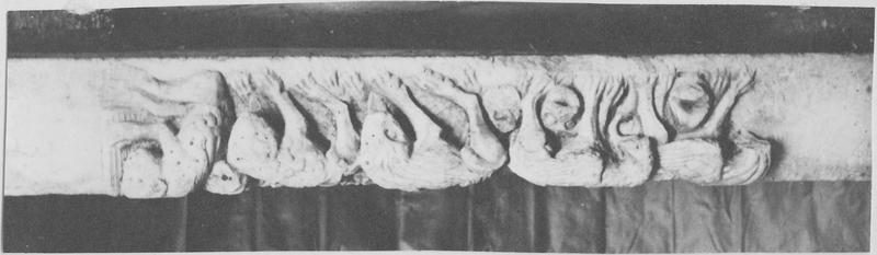 tympan : la Résurrection, l'Assomption de la Vierge, Christ en majesté (le), détail