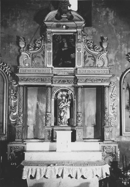 retable, groupe sculpté de Saint Antoine-de-Padoue