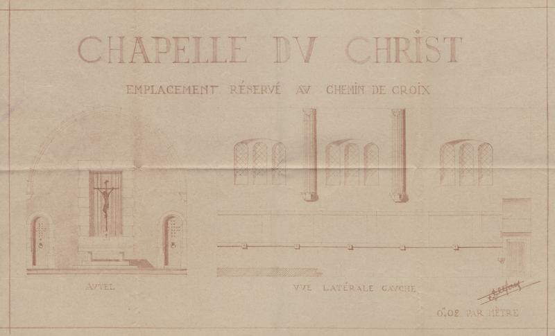 vue générale de la chapelle du devôt Christ