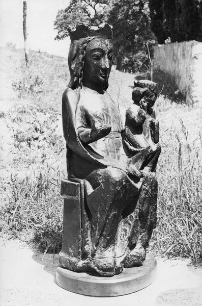 statue dite Notre-Dame-de-Serrabone : Vierge à l'Enfant assise