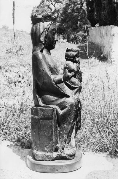 statue dite Notre-Dame-de-Serrabone : Vierge à l'Enfant assise