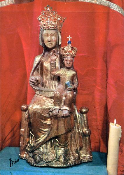 statue dite Notre-Dame-de-Font-Romeu ou Madone de l'Invention : Vierge à l'Enfant assise