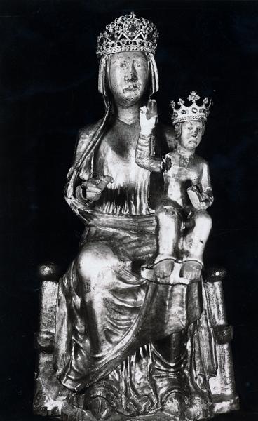 statue dite Notre-Dame-de-Font-Romeu ou Madone de l'Invention : Vierge à l'Enfant assise