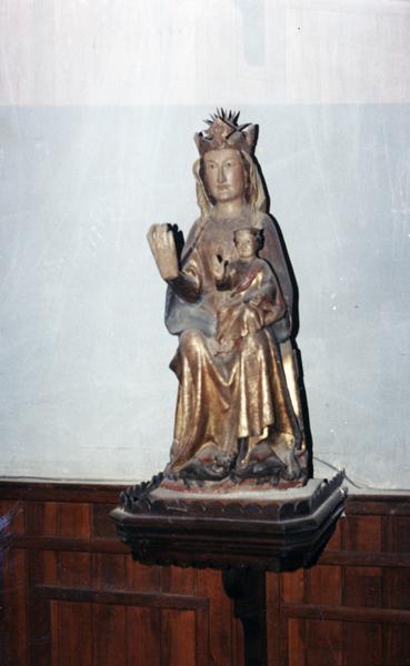 statue dite Vierge aux dragons : Vierge à l'enfant assise - © Ministère de la Culture (France), Médiathèque du patrimoine et de la photographie, diffusion RMN-GP