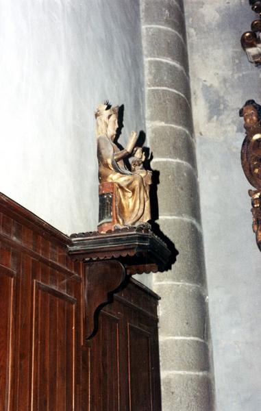 statue dite Vierge aux dragons : Vierge à l'enfant assise - © Ministère de la Culture (France), Médiathèque du patrimoine et de la photographie, diffusion RMN-GP