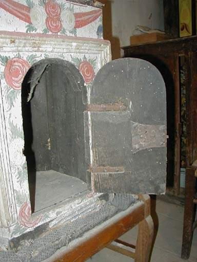 tabernacle dit sacraire, ouvert