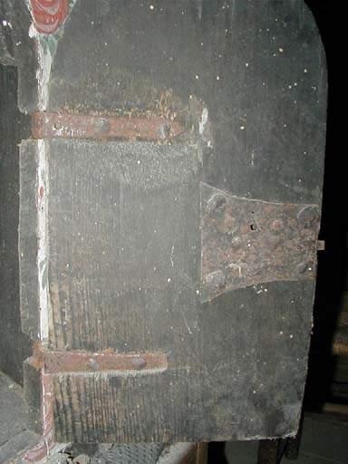 tabernacle dit sacraire, ferrures de la porte