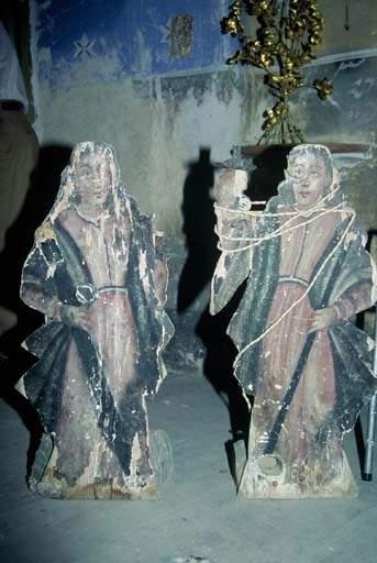 2 statues : anges céroféraires