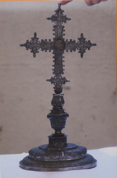 croix-reliquaire (staurothèque dite lignum crucis), vue générale