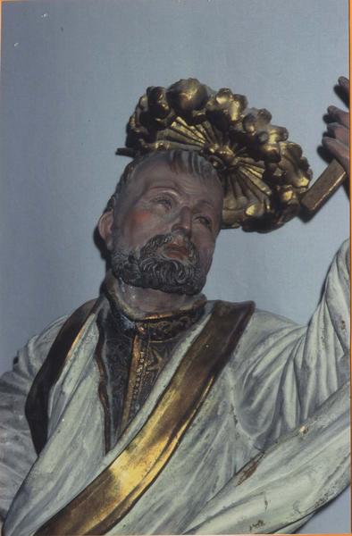 statue : saint François-Xavier, vue générale