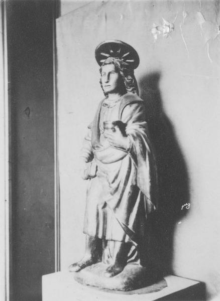 statue : saint Côme, vue générale