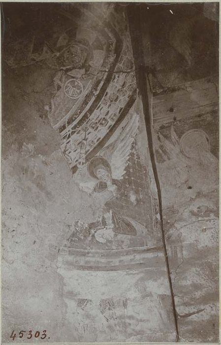 peintures monumentales : Christ, deux anges adorateurs et deux saints personnages (le) - © Ministère de la Culture (France), Médiathèque du patrimoine et de la photographie, diffusion GrandPalaisRmn Photo