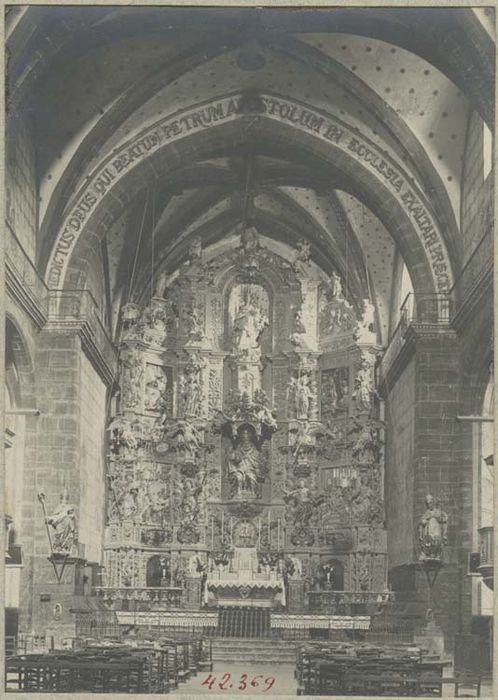 retable du maître-autel : le Triomphe de saint Pierre