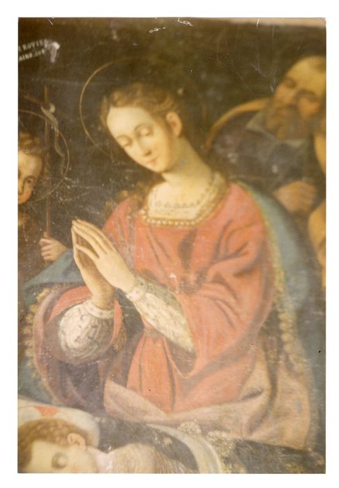 tableau : Sommeil de l'Enfant Jésus, détail
