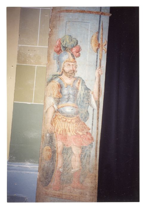 toiles peintes du Monument, détail