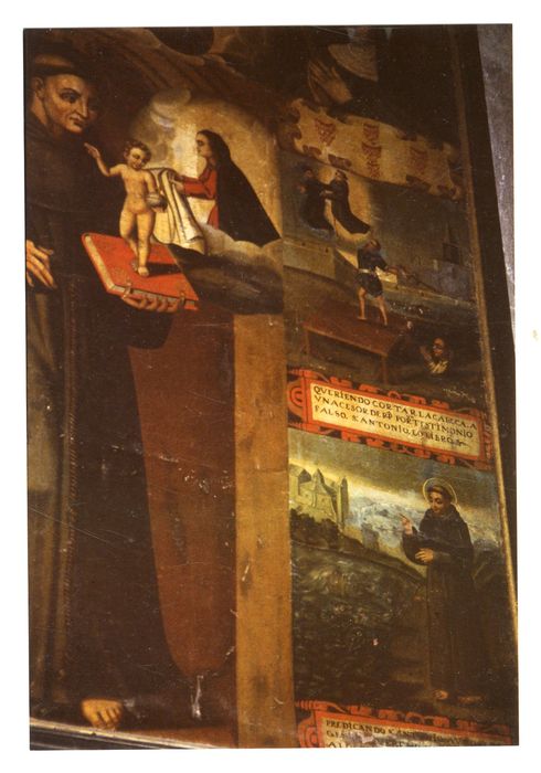 tableau : Scènes de la vie de saint Antoine de Padoue, détail